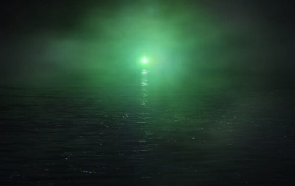 follow the greenish light